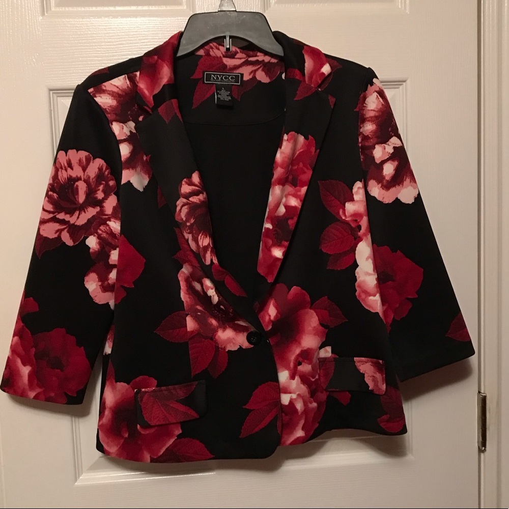 Floral Blazer